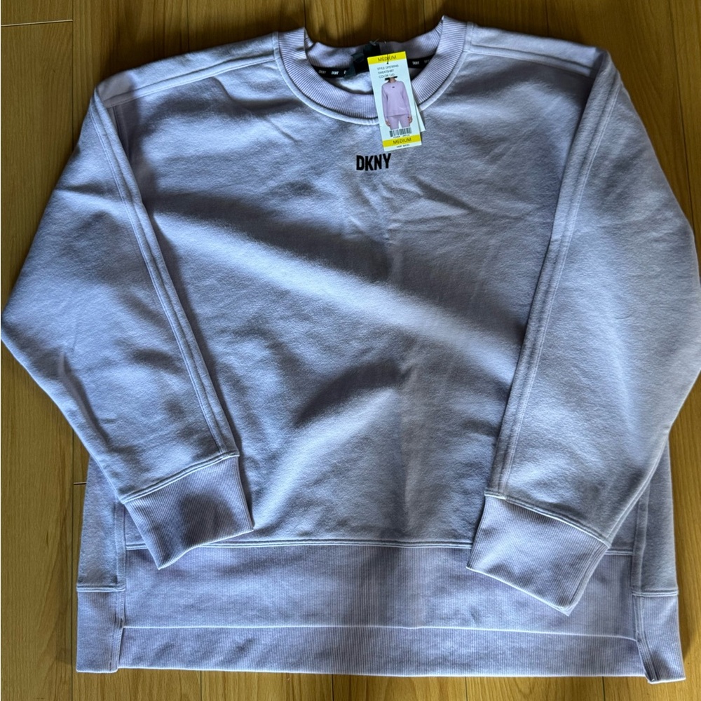 DKNY women’s Medium Sweater LAVENDER NWT!!